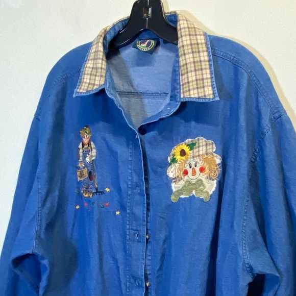 Lighthouse Apparel Vintage Denim Shacket Size XXL - Picture 5 of 15